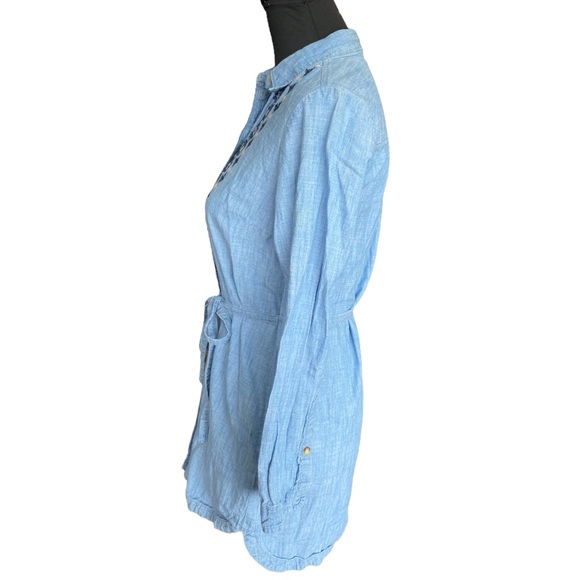 American Eagle Denim Button Down Tunic Shirt - Picture 6 of 7